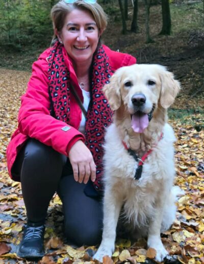 Ayse Keskin mit Charlie
